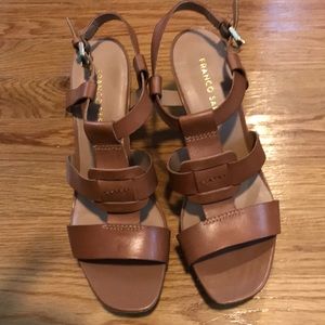 Franco Sarto cork heels size 8.5